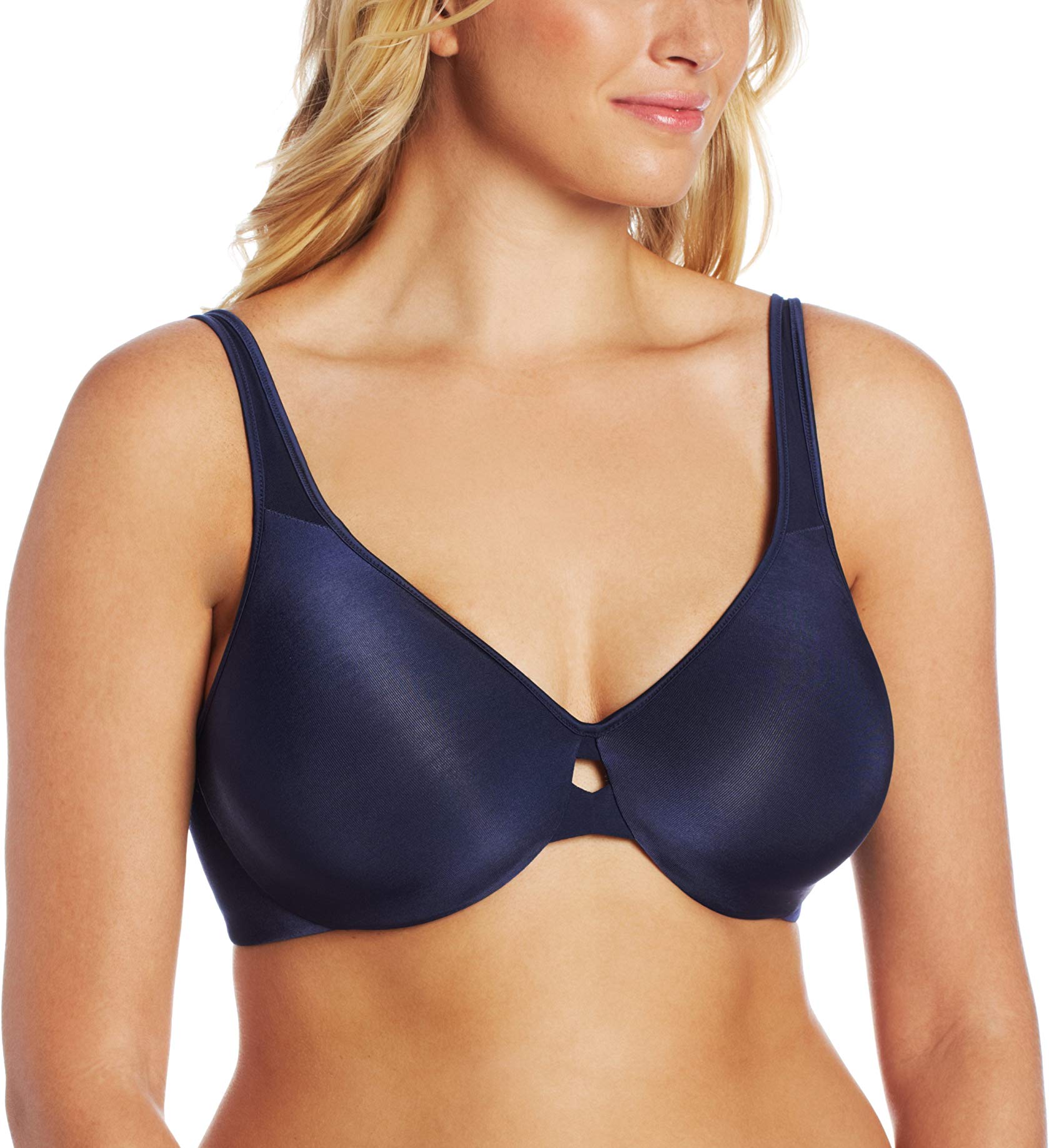 Lilyette By Bali Women S Plunge Into Comfort Keyhole Minimizer Bra 0904